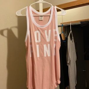 Victoria’s Secret pink tank top